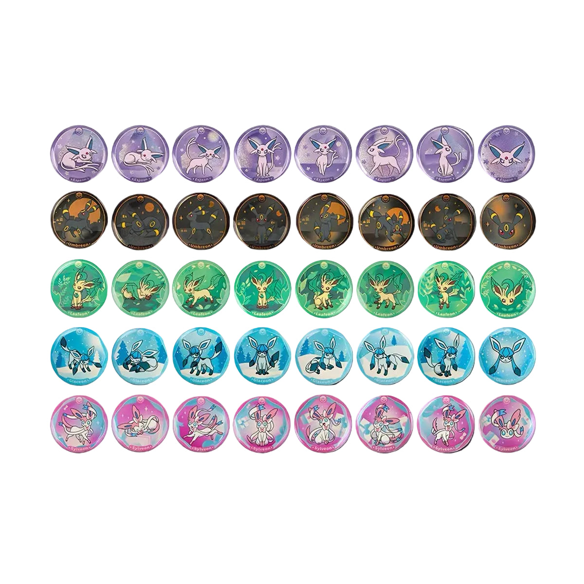 Eeveelution Badge Set