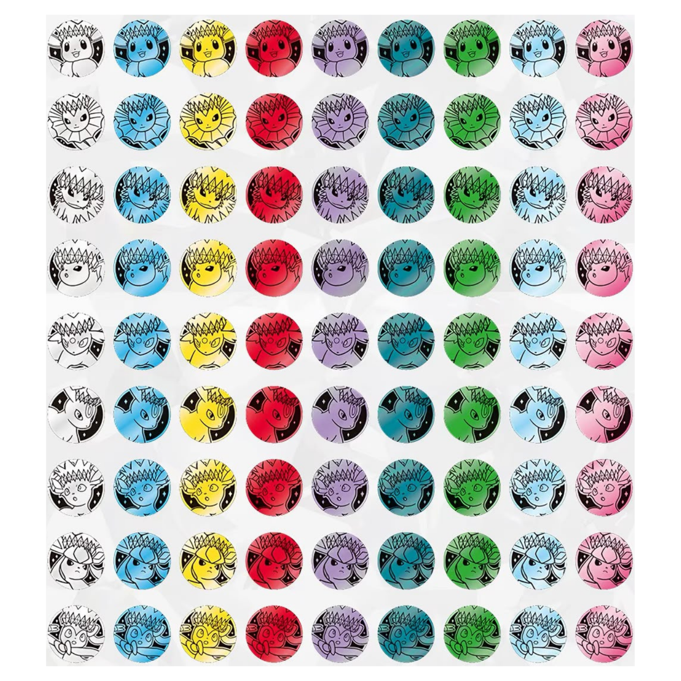 Eeveelution Coin Set