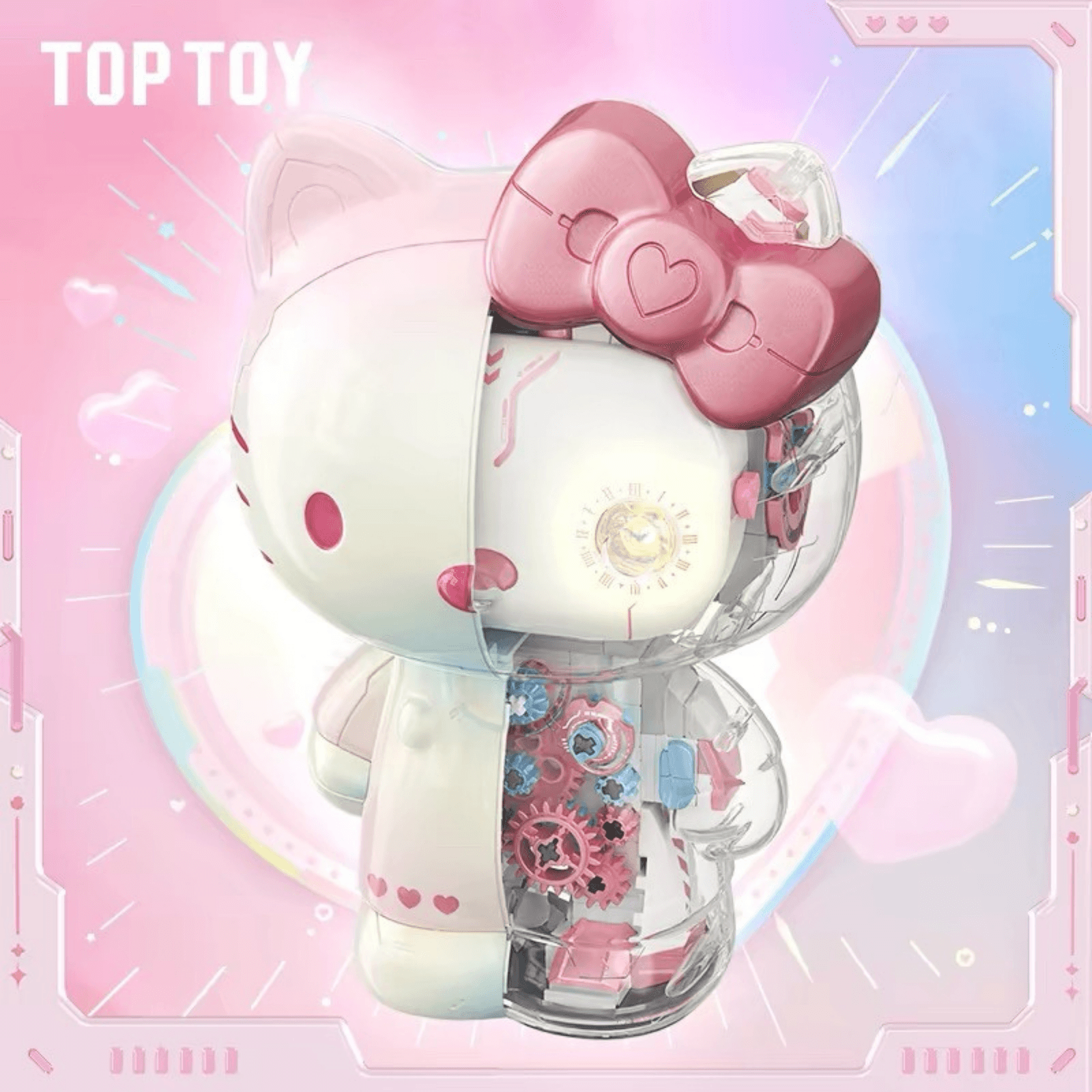 Hello Kitty Colored Big Figure